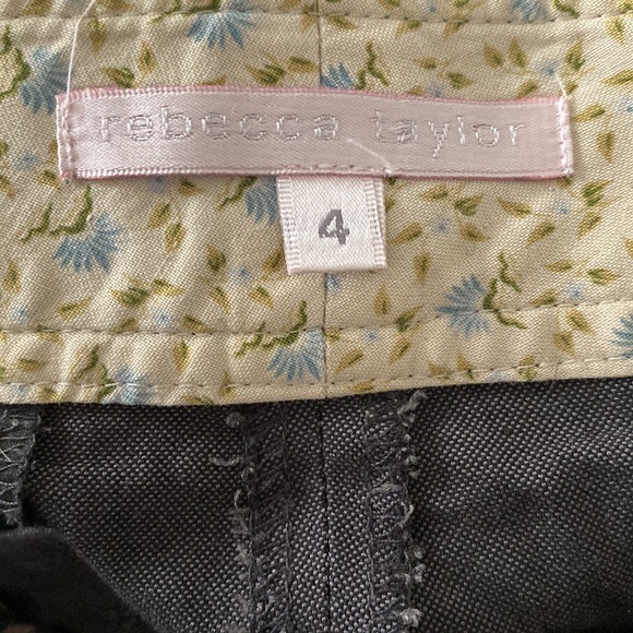 Rebecca Taylor Grey Tweed Side Tie Shorts🤍🖤🤍 - Picture 3 of 8